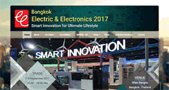 Desktop Screenshot of bangkok-electricfair.com