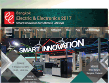 Tablet Screenshot of bangkok-electricfair.com